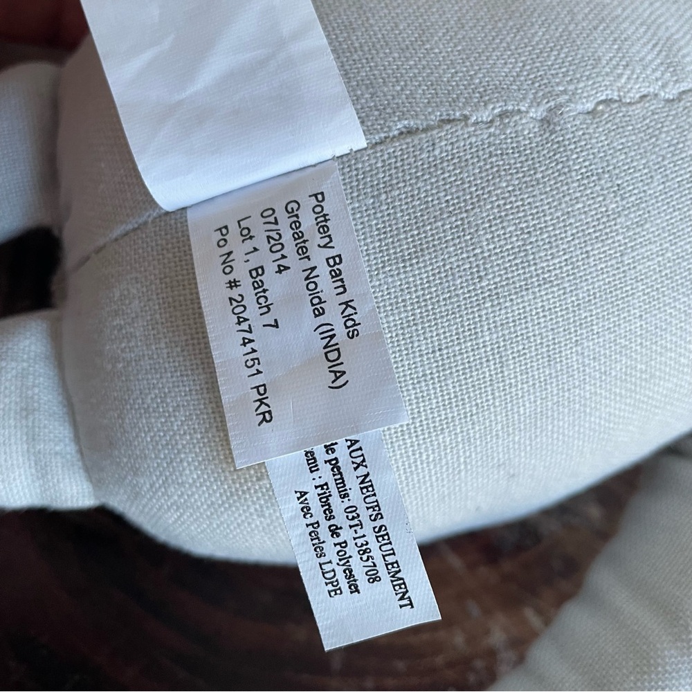 Pottery Barn Kid plush stuffed animal baby nursery elephant monkey gray neutral - Picture 14 of 14